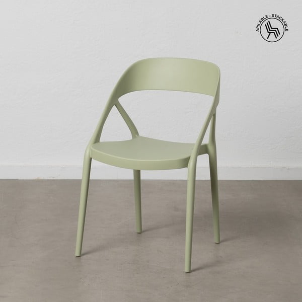 Scaune de dining verde-deschis 2 buc. din plastic – Ixia-image-2