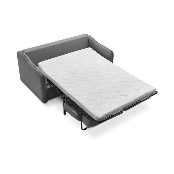 Canapea gri închis pentru dormitul zilnic/extensibilă 178 cm Lenny – Bobochic Paris-image-4