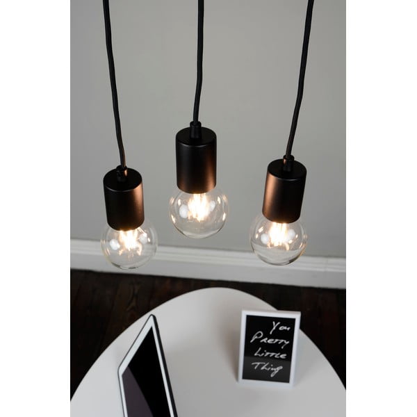 Corp de iluminat cu 3 cabluri Sotto Luce Cero Basic, negru-image-2