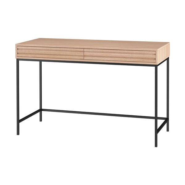 Birou cu blat cu aspect de lemn de stejar 50x120 cm Celine – Støraa-image-1