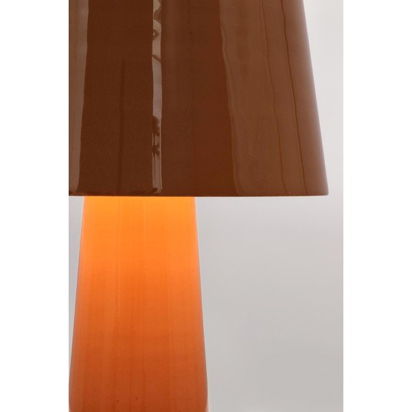 Veioză portocalie LED din metal cu abajur din metal (înălțime 51 cm) Turner – Bizzotto-image-2