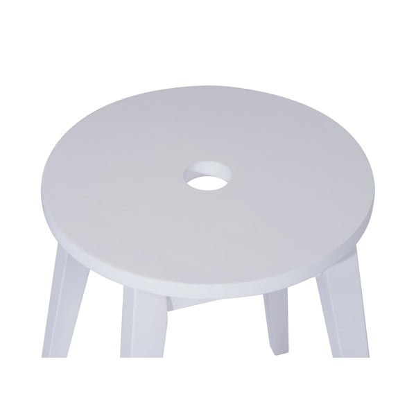 Scaun alb din lemn de cauciuc Club - Bonami Selection-image-2