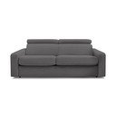 Canapea gri închis extensibilă 195 cm Monaco – Bobochic Paris