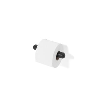 Suport de hârtie igienică montat pe perete din stejar Wireworks Yoku, negru