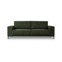 Canapea verde cu tapițerie din chenille 224 cm Copenhagen – Scandic