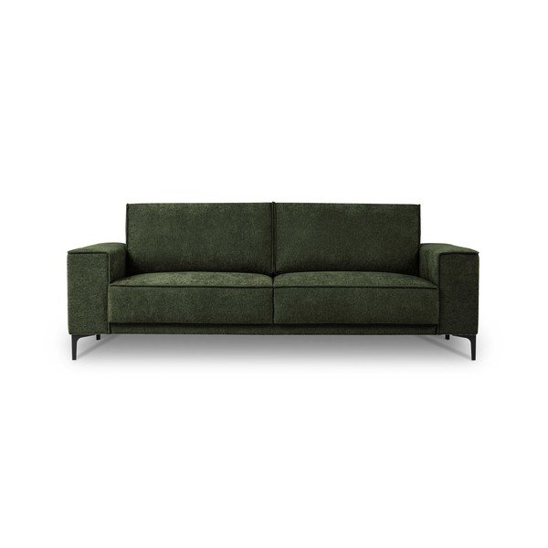 Canapea verde cu tapițerie din chenille 224 cm Copenhagen – Scandic