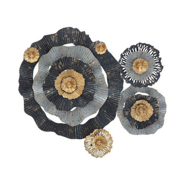 Decorațiune suspendată metalică Mauro Ferretti Otos, 100 x 80 cm