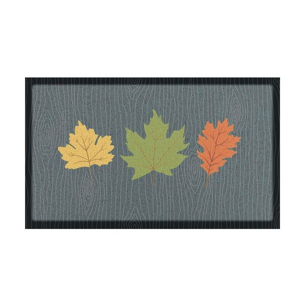 Covoraș de intrare 40x70 cm Autumn Leaves on Green – Artsy Doormats