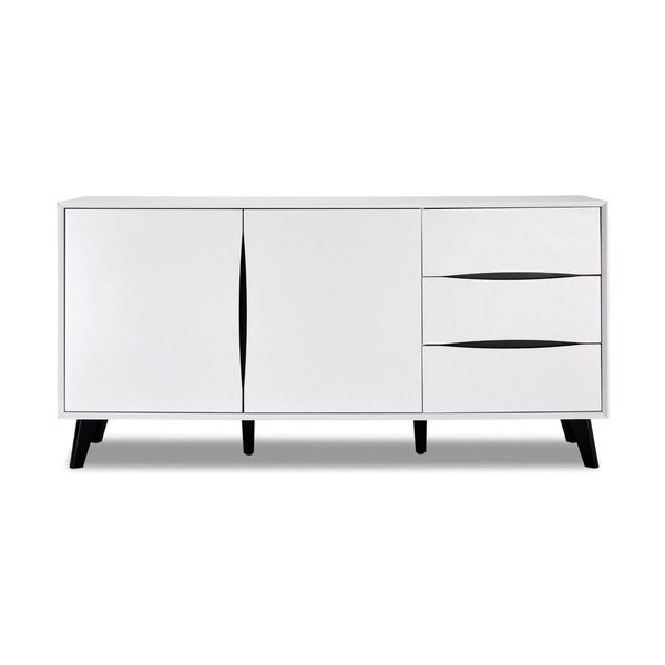 Comodă albă joasă 160x80 cm Lyon – Furnhouse