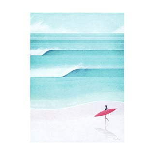 Poster 30x40 cm Surf Girl IV - Travelposter