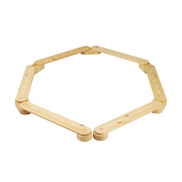 Cale senzorială în culoare naturală din lemn de pin 10x408x5 cm Montessori – Meowbaby