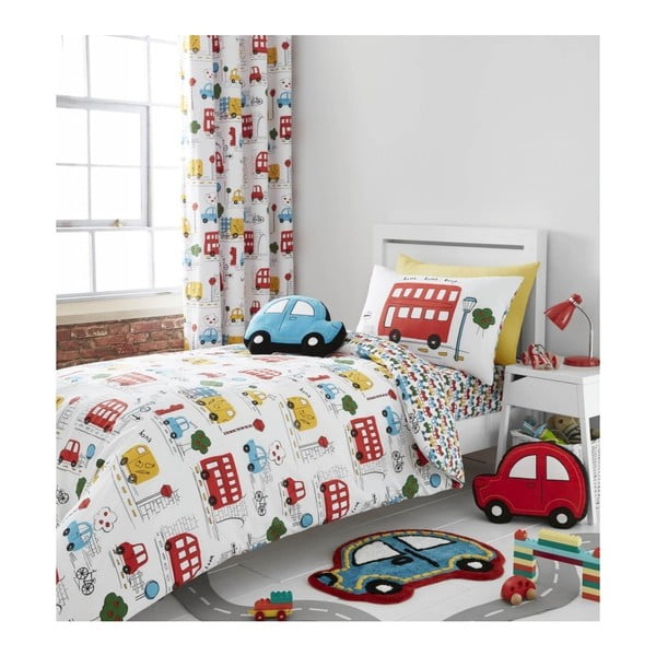 Cearșaf pentru pat copii Catherine Lanfsield Cars, 70 x 140 cm