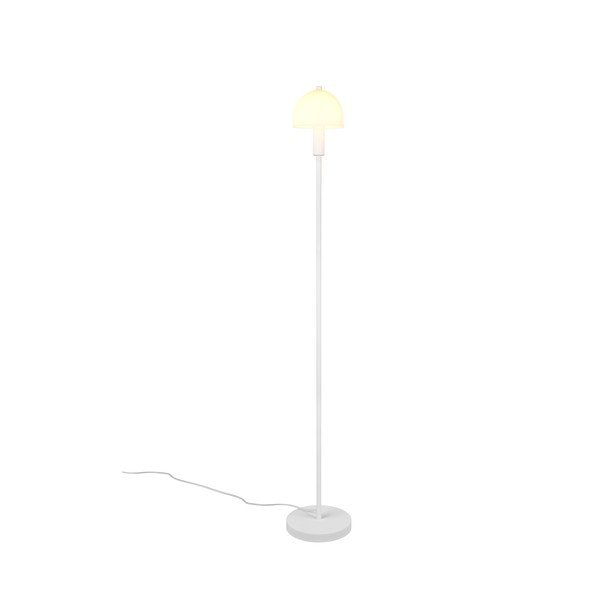 Lampadar alb cu abajur din sticlă (înălțime 120 cm) Glenn – Reality-image-3