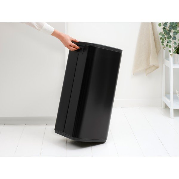 Coș de gunoi negru mat cu senzori de atingere din oțel 30 l Bo Touch – Brabantia-image-2