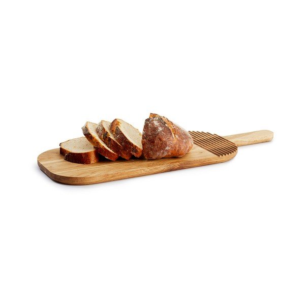 Tocător/platoudin lemn masiv de fag pentru servire Sagaform Nature, 30 x 30 cm-image-2