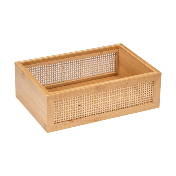 Organizator baie din bambus Wenko Allegre, 22 x 7 cm
