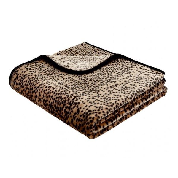Pătură Deluxe Leopard, 150x200 cm