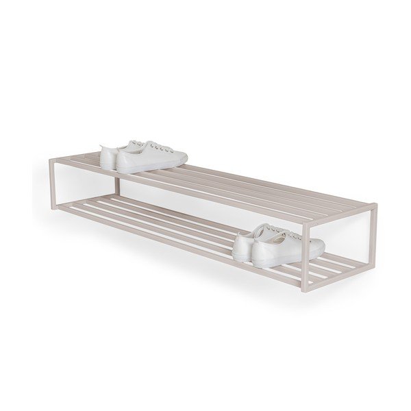 Pantofar taupe suspendat din oțel 118x20,5x30,5 cm School – Spinder Design