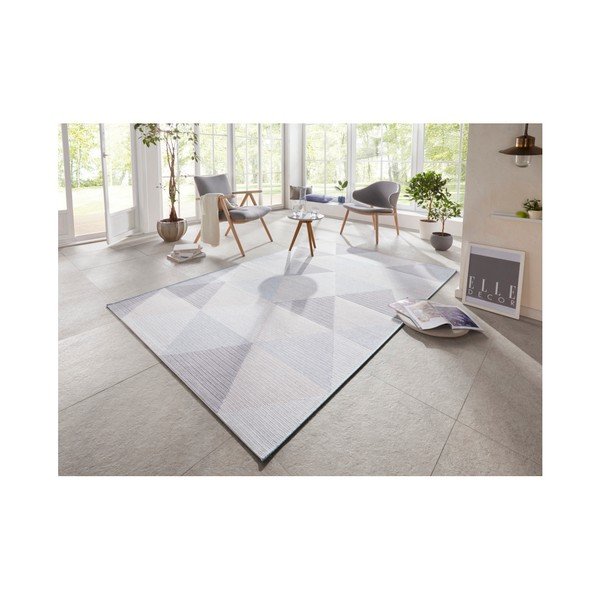 Covor adecvat și pentru exterior Elle Decoration Secret Sevres, 80 x 150 cm, albastru-image-2