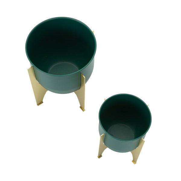 Ghivece decorative 2 buc. din metal ø 24 cm Grent Shet – Mauro Ferretti-image-2