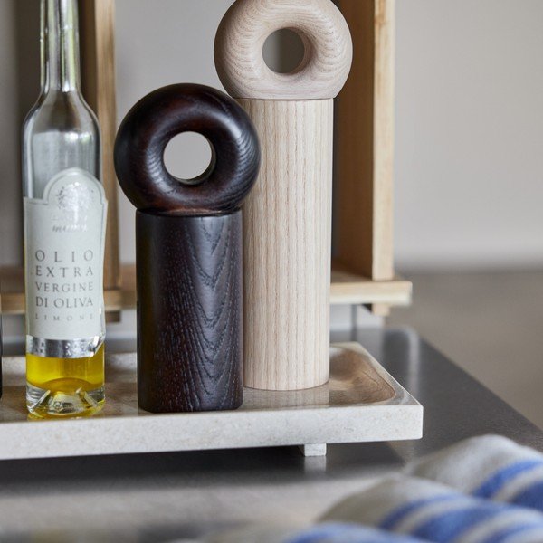 Recipient pentru sare și piper în culoare naturală din lemn Hoop – OYOY Living Design-image-2