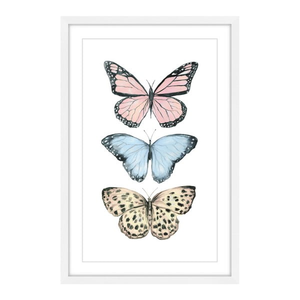Tablou pe pânză Marmont Hill Butterflies, 45 x 30 cm