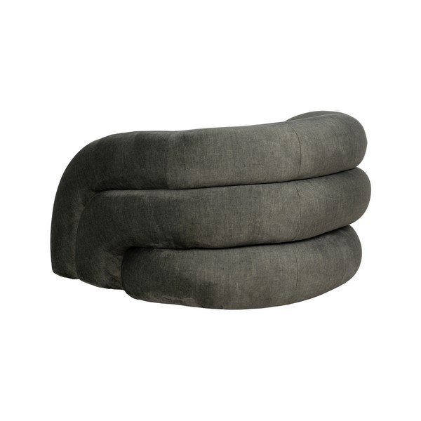 Fotoliu verde închis cu tapițerie din catifea Archie – Ixia-image-3