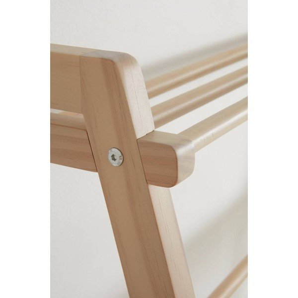 Pantofar în culoare naturală deschisă suspendat din lemn de pin 80x65x42 cm Eddison – Jotex-image-2