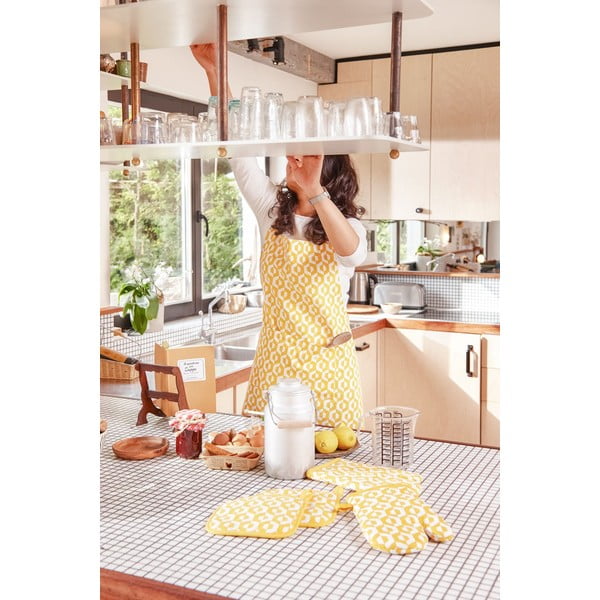 Mănuși de bucătărie 2 buc. din bumbac Geo – Tiseco Home Studio-image-1