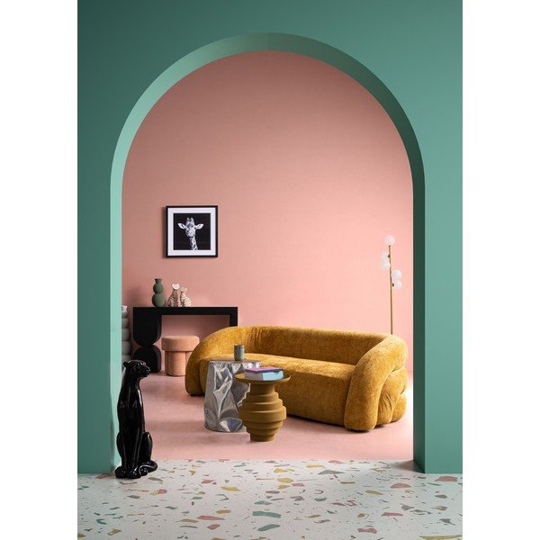 Masă consolă neagră cu blat din sticlă 32x120 cm Archie – Bizzotto-image-3