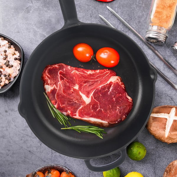 Tigaie din fontă ø 24 cm LITINA SMALT – Orion-image-1