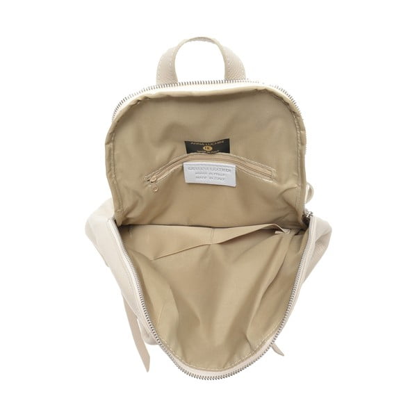 Rucsac din piele bej – Anna Luchini-image-3