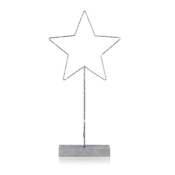 Decorațiune luminoasă cu LED Markslöjd Malin Star, înălțime 51 cm