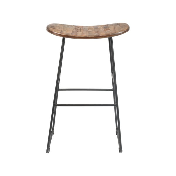 Scaun de bar în culoare naturală 2 buc. (înălțime șezut 62 cm) Tangle – White Label-image-2