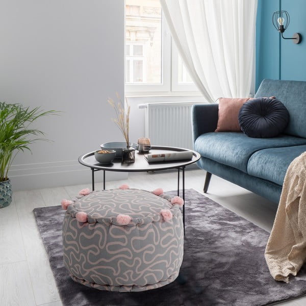 Taburet roz deschis/gri deschis Tangle – Tomasucci-image-2