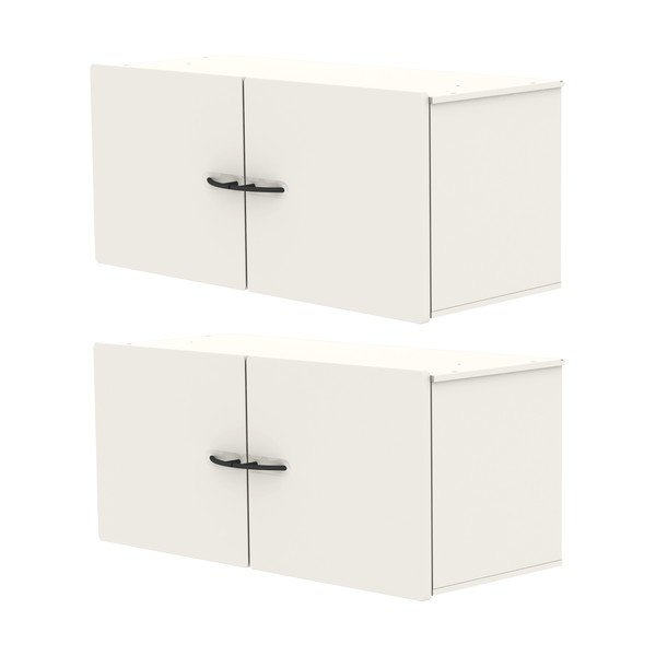 Sistem modular de rafturi alb-negru163x204 cm Dakota – Tenzo-image-4