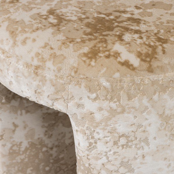 Scaun tip taburet bej tapițat Charlie – WOOOD-image-3