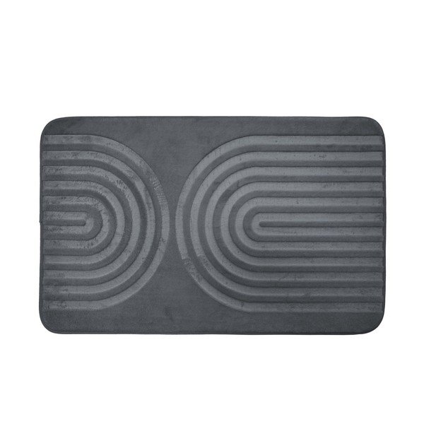 Covoraș de baie gri antracit 45x75 cm Allure – douceur d'intérieur