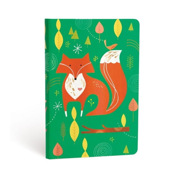 Carnețel cu copertă tare Paperblanks Mister Fox, 12 x 17 cm
