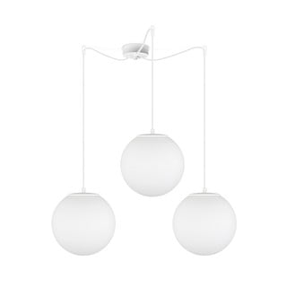 Lustră cu trei brațe Sotto Luce Tsuki Matte, ⌀ 25 cm, alb mat