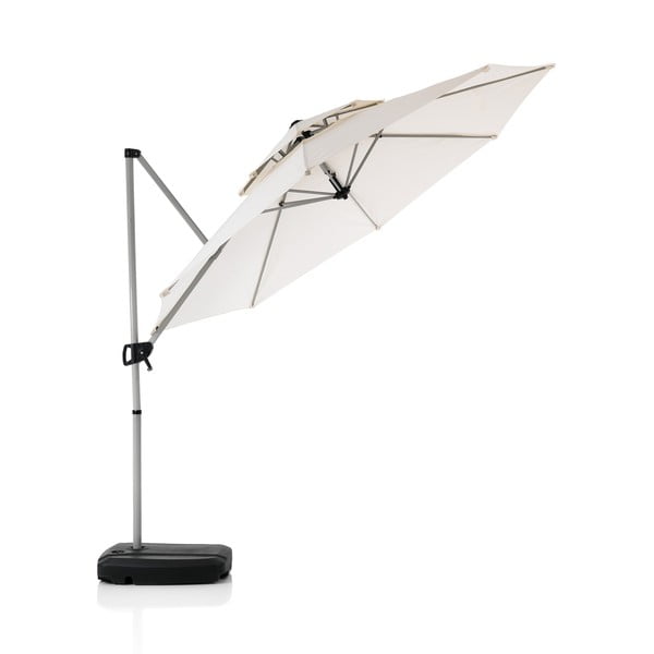 Umbrelă de soare albă ø 350 cm Numana – Tomasucci
