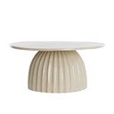 Măsuță auxiliară rotundă din metal ø 70 cm Veglia – Light & Living