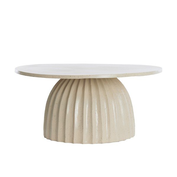 Măsuță auxiliară rotundă din metal ø 70 cm Veglia – Light & Living