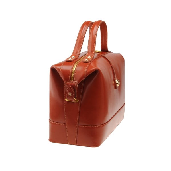 Geantă Matilde Costa Parrotia, maro caramel -image-2