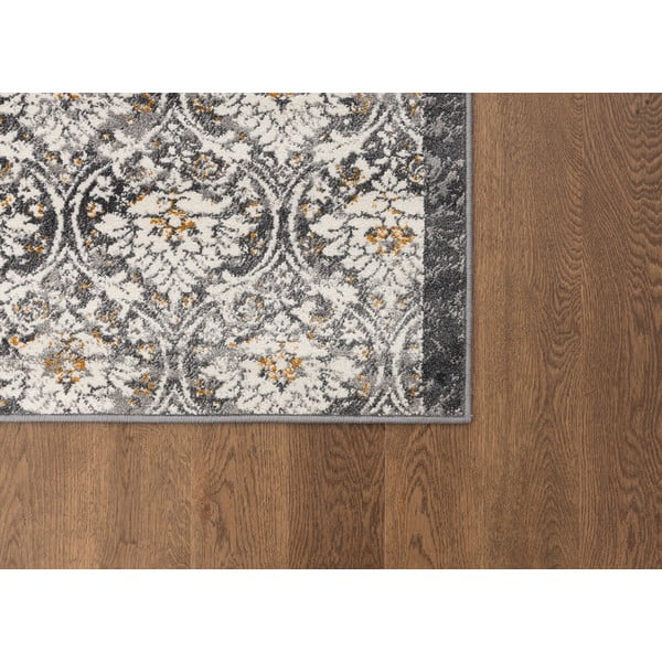 Covor tip traversă gri închis-fildeș 80x250 cm Soft Viskan – FD-image-4