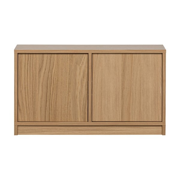 Set TV în culoare naturală cu aspect de lemn de stejar 264x88 cm Modulair – vtwonen-image-3