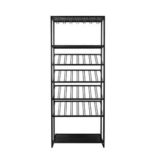 Dulap vinotecă neagră număr sticle 32, 75x180 cm Cantor - Zuiver