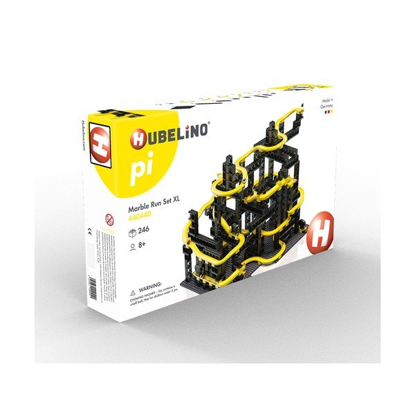 Set pistă cu bile și cuburi Hubelino Pi XL, 246 piese-image-4