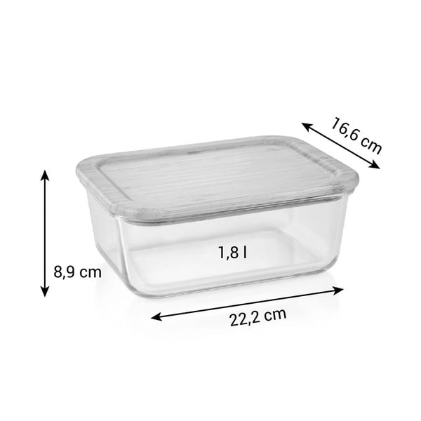 Recipient din sticlă pentru alimente Online – Tescoma-image-1