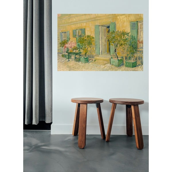 Tablou - reproducere 90x60 cm Exterior of a Restaurant in Asnières, Vincent van Gogh – Fedkolor-image-1